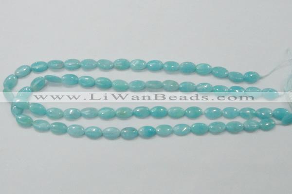 CAM303 15.5 inches 8*12mm oval natural peru amazonite beads wholesale