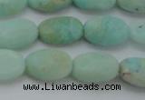 CAM337 15.5 inches 8*12mm oval natural peru amazonite beads