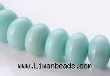 CAM35 natural amazonite 8*12mm rondelle gemstone beads Wholesale