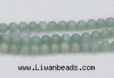 CAM400 15.5 inches 4mm round natural russian amazonite beads wholesale