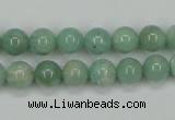 CAM401 15.5 inches 8mm round natural russian amazonite beads wholesale