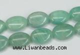 CAM407 15.5 inches 10*14mm oval natural russian amazonite beads