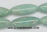 CAM410 15.5 inches 12*30mm horse eye natural russian amazonite beads