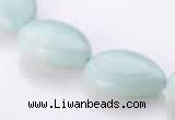 CAM49 flat teardrop 15*20mm natural amazonite beads Wholesale