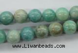 CAM524 15.5 inches 10mm round mexican amazonite gemstone beads