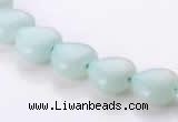 CAM53 10*10mm heart natural amazonite gemstone beads Wholesale