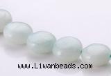 CAM57 10mm coin natural amazonite gemstone beads Wholesale