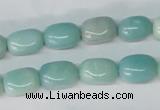 CAM608 15.5 inches 8*12mm nugget Chinese amazonite beads