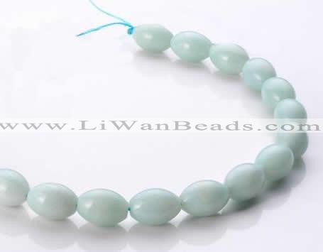 CAM65 13*18mm oval natural amazonite gemstone beads Wholesale