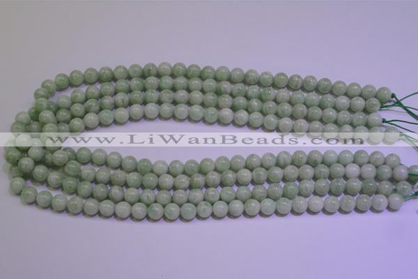 CAM752 15.5 inches 8mm round natural amazonite gemstone beads