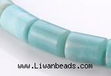 CAM76 13*15mm natural amazonite column gemstone beads Wholesale