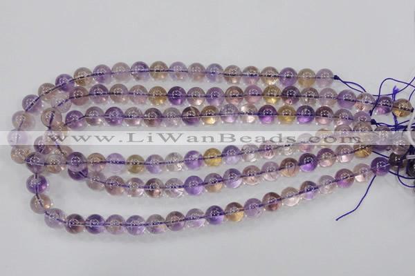 CAN02 15.5 inches 8mm round natural ametrine gemstone beads