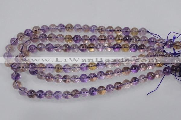 CAN03 15.5 inches 10mm round natural ametrine gemstone beads