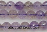 CAN152 15.5 inches 8mm faceted round natural ametrine beads