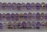 CAN158 15.5 inches 4*6mm faceted rondelle natural ametrine beads