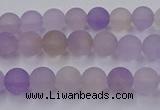 CAN200 15.5 inches 4mm round matte ametrine beads wholesale