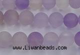 CAN202 15.5 inches 8mm round matte ametrine beads wholesale