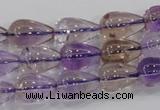 CAN26 15.5 inches 10*14mm teardrop natural ametrine gemstone beads