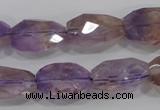 CAN29 15.5 inches 15*20mm faceted nugget natural ametrine beads