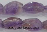 CAN30 15.5 inches 18*25mm faceted nugget natural ametrine beads