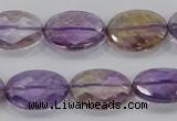 CAN33 15.5 inches 13*18mm faceted oval natural ametrine beads