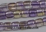 CAN36 15.5 inches 10*10mm square natural ametrine gemstone beads