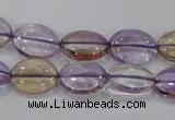 CAN48 15.5 inches 10*14mm oval natural ametrine gemstone beads