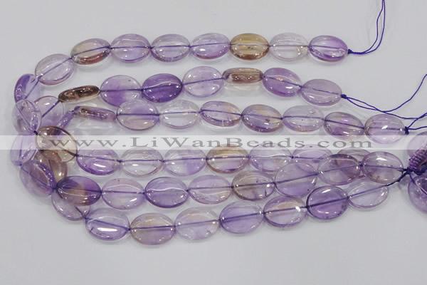 CAN51 15.5 inches 16*22mm oval natural ametrine gemstone beads