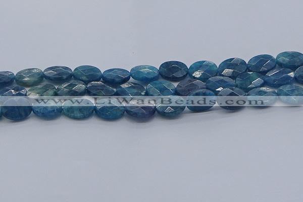 CAP390 15.5 inches 10*14mm faceted oval apatite gemstone beads