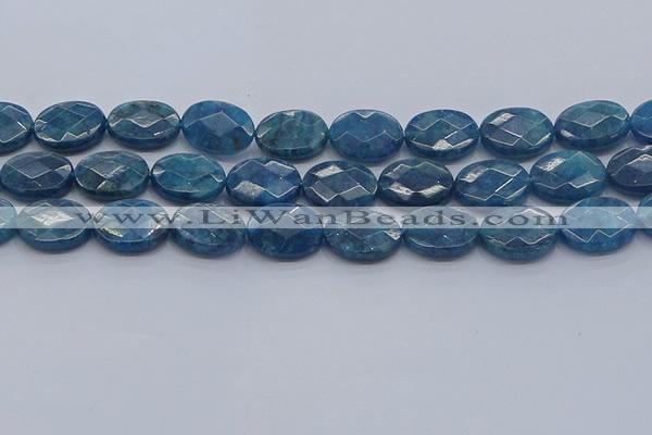 CAP392 15.5 inches 13*18mm faceted oval apatite gemstone beads