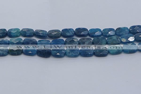 CAP396 15.5 inches 10*14mm faceted rectangle apatite gemstone beads