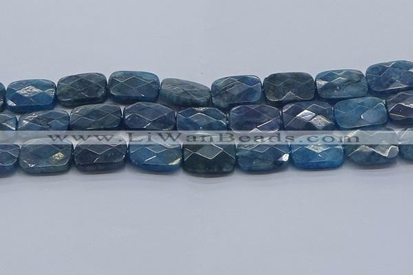 CAP399 15.5 inches 15*20mm faceted rectangle apatite gemstone beads