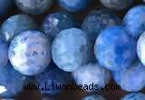 CAP595 15.5 inches 9mm faceted round apatite gemstone beads