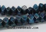 CAP60 15.5 inches 6*12mm faceted rondelle dyed apatite gemstone beads