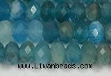 CAP624 15.5 inches 2.5*4mm faceted rondelle apatite beads