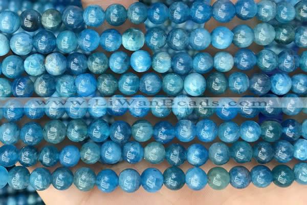 CAP651 15.5 inches 6mm round natural apatite beads wholesale