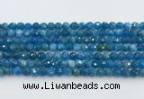 CAP705 15.5 inches 6mm faceted round apatite gemstone beads wholesale