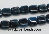 CAP71 15.5 inches 10*10mm square dyed apatite gemstone beads wholesale