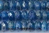 CAP747 15 inches 4*6mm faceted rondelle apatite beads