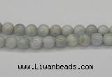 CAQ100 15.5 inches 4mm round AB grade natural aquamarine beads