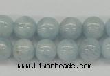 CAQ110 15.5 inches 10mm round A grade natural aquamarine beads