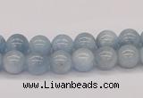 CAQ115 15.5 inches 6mm round AA grade natural aquamarine beads