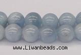 CAQ117 15.5 inches 10mm round AA grade natural aquamarine beads