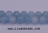 CAQ122 15.5 inches 6mm round AAA grade natural aquamarine beads