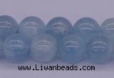 CAQ125 15.5 inches 12mm round AAA grade natural aquamarine beads