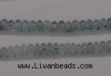 CAQ135 15.5 inches 4*6mm rondelle natural aquamarine beads