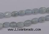 CAQ141 15.5 inches 6*8mm oval natural aquamarine beads wholesale