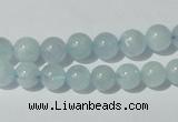 CAQ201 15.5 inches 8mm round natural aquamarine beads wholesale