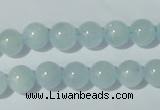 CAQ202 15.5 inches 10mm round natural aquamarine beads wholesale