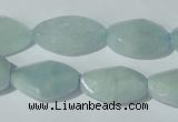 CAQ213 15.5 inches 14*22mm twisted natural aquamarine beads